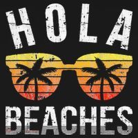 Hola Beaches Funny Beach Vacation Backpack thumb 2