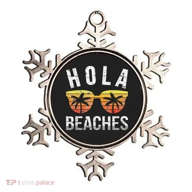 Hola Beaches Funny Beach Vacation Ornament