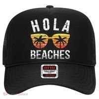 Hola Beaches Funny Beach Vacation Hat thumb 0