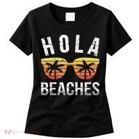 Hola Beaches Funny Beach Vacation Women's T-Shirt thumb 0