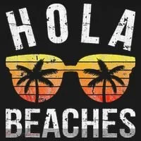 Hola Beaches Funny Beach Vacation Women's T-Shirt thumb 6