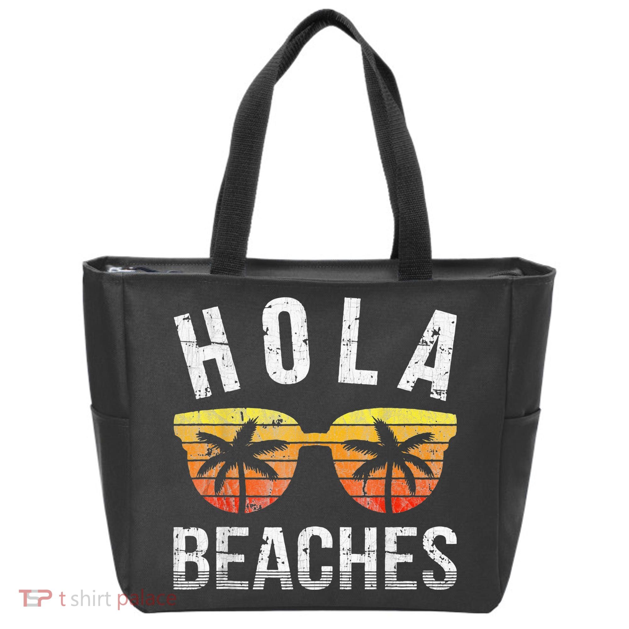 Hola Beaches Funny Beach Vacation Tote Bag