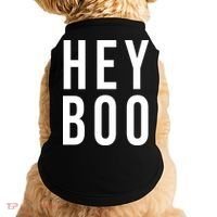 Hey Boo Funny Halloween Festive Doggie Tank thumb 0