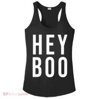 Hey Boo Funny Halloween Festive Ladies PosiCharge Competitor Racerback Tank thumb 0