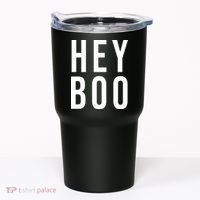 Hey Boo Funny Halloween Festive Tumbler thumb 0