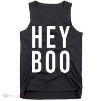 Hey Boo Funny Halloween Festive Tank Top thumb 0