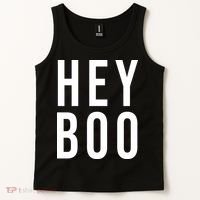 Hey Boo Funny Halloween Festive Tank Top thumb 2