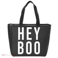 Hey Boo Funny Halloween Festive Tote Bag thumb 0