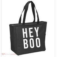 Hey Boo Funny Halloween Festive Tote Bag thumb 2