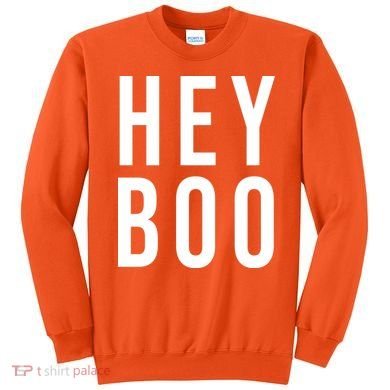 Hey Boo Funny Halloween Festive Sweatshirt