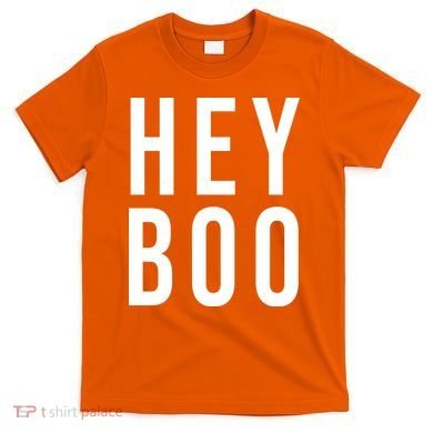 Hey Boo Funny Halloween Festive T-Shirt