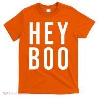 Hey Boo Funny Halloween Festive T-Shirt thumb 0