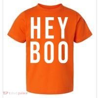 Hey Boo Funny Halloween Festive Toddler T-Shirt thumb 0
