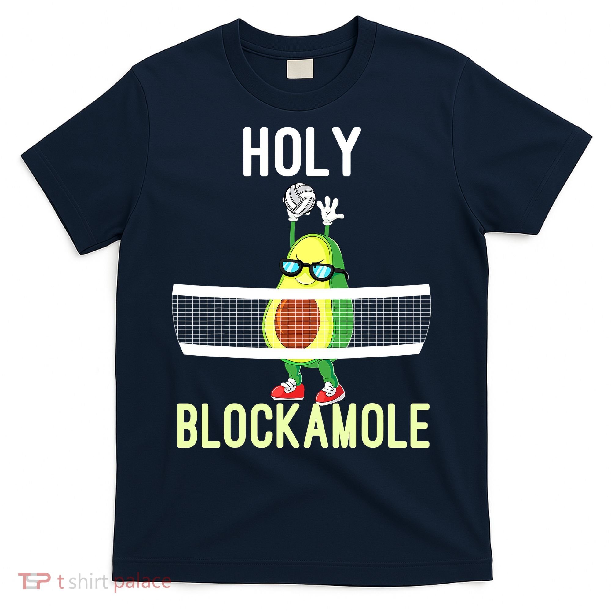 Holy Blockamole Funny Volleyball Block Avocado Teen Girls T-Shirt