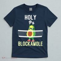 Holy Blockamole Funny Volleyball Block Avocado Teen Girls T-Shirt thumb 5