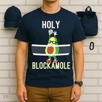 Holy Blockamole Funny Volleyball Block Avocado Teen Girls T-Shirt thumb 6
