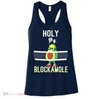 Holy Blockamole Funny Volleyball Block Avocado Teen Girls Women's Tank Top thumb 0
