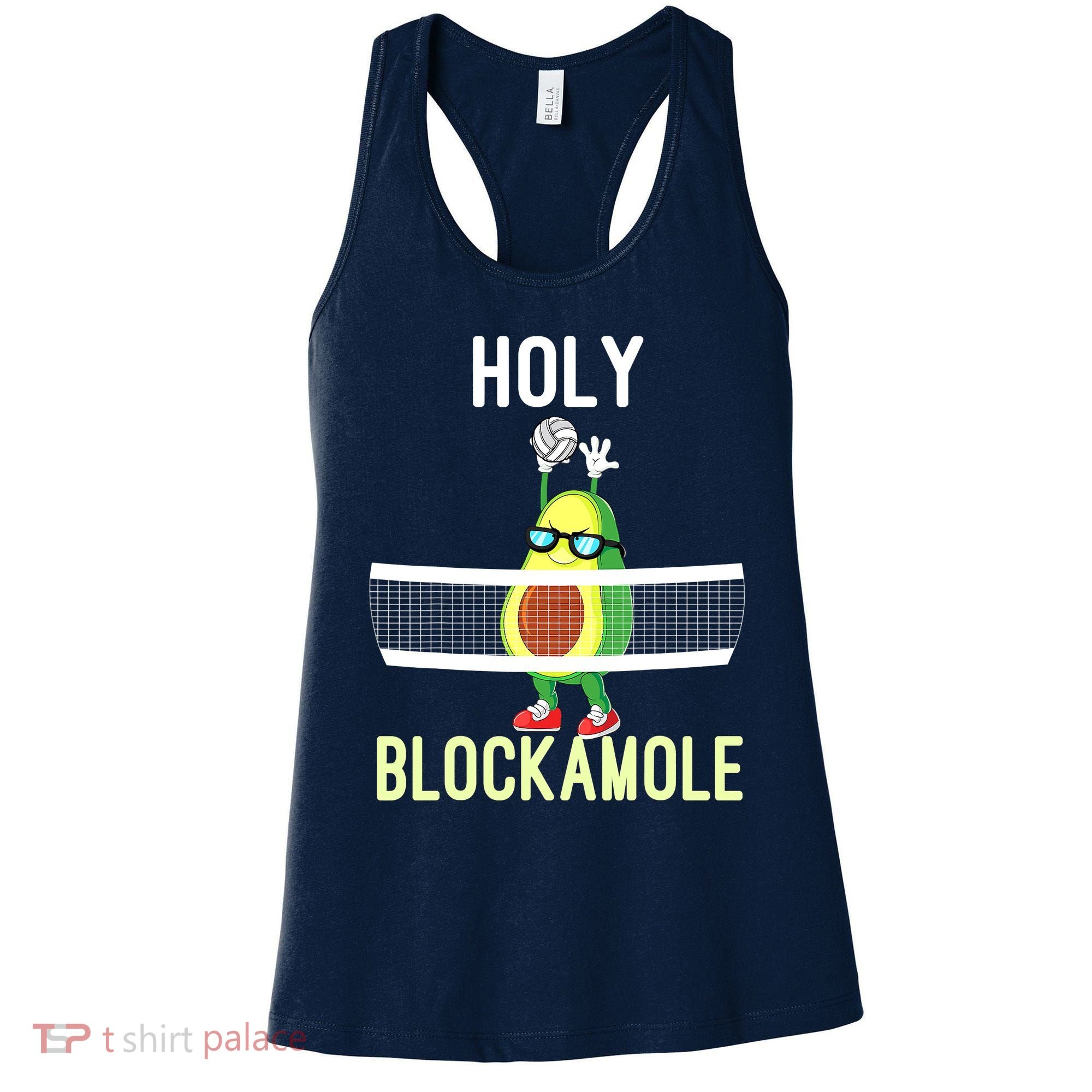 Holy Blockamole Funny Volleyball Block Avocado Teen Girls Women's Tank Top