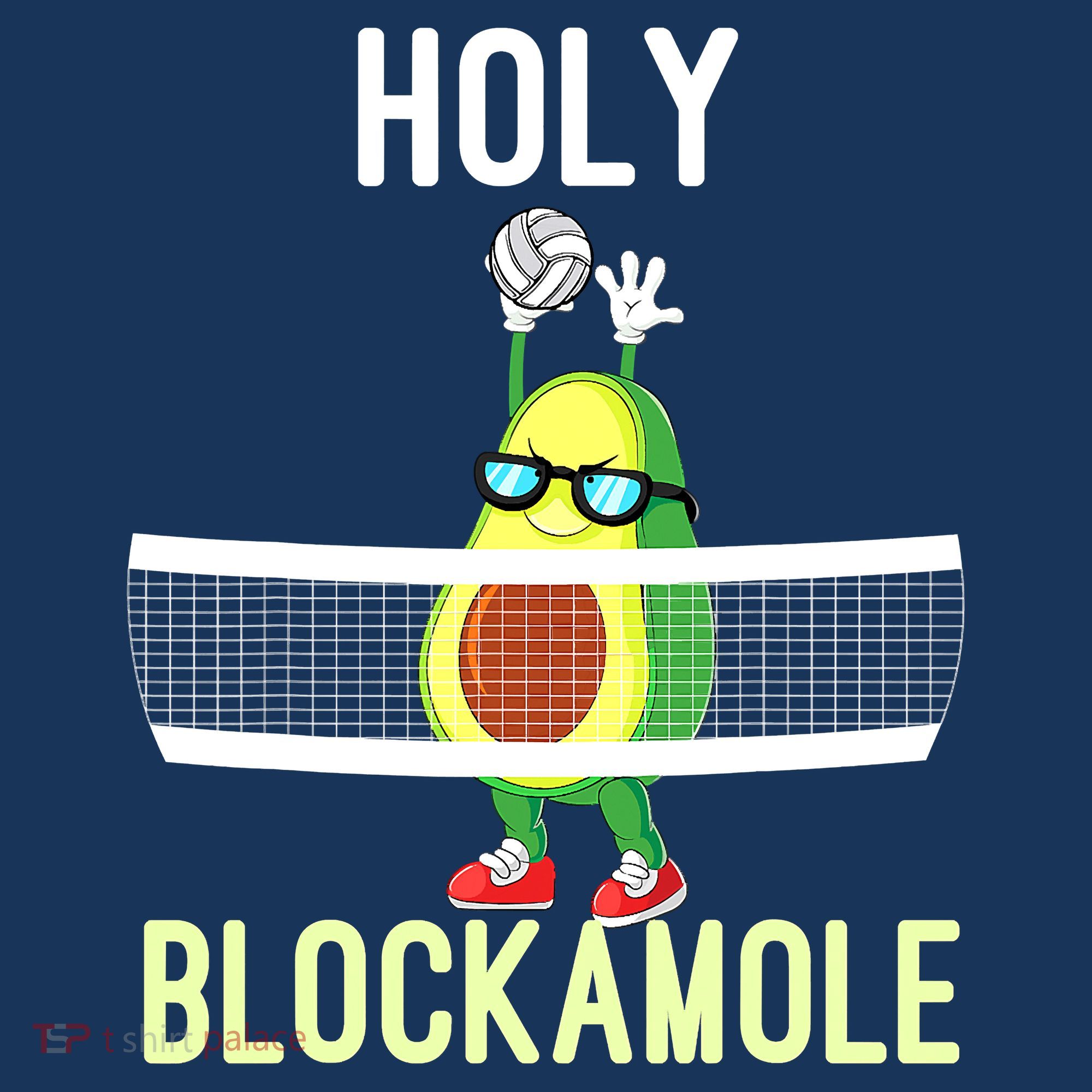 Holy Blockamole Funny Volleyball Block Avocado Teen Girls Women's Tank Top