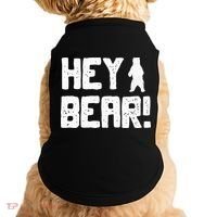 Hey Bear! Funny Hiking Outdoors Black Grizzly Bear Survival Doggie Tank thumb 0