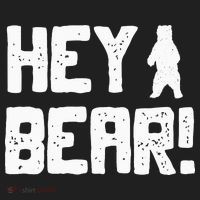 Hey Bear! Funny Hiking Outdoors Black Grizzly Bear Survival V.I.T. Fleece Crew Sweatshirt thumb 2