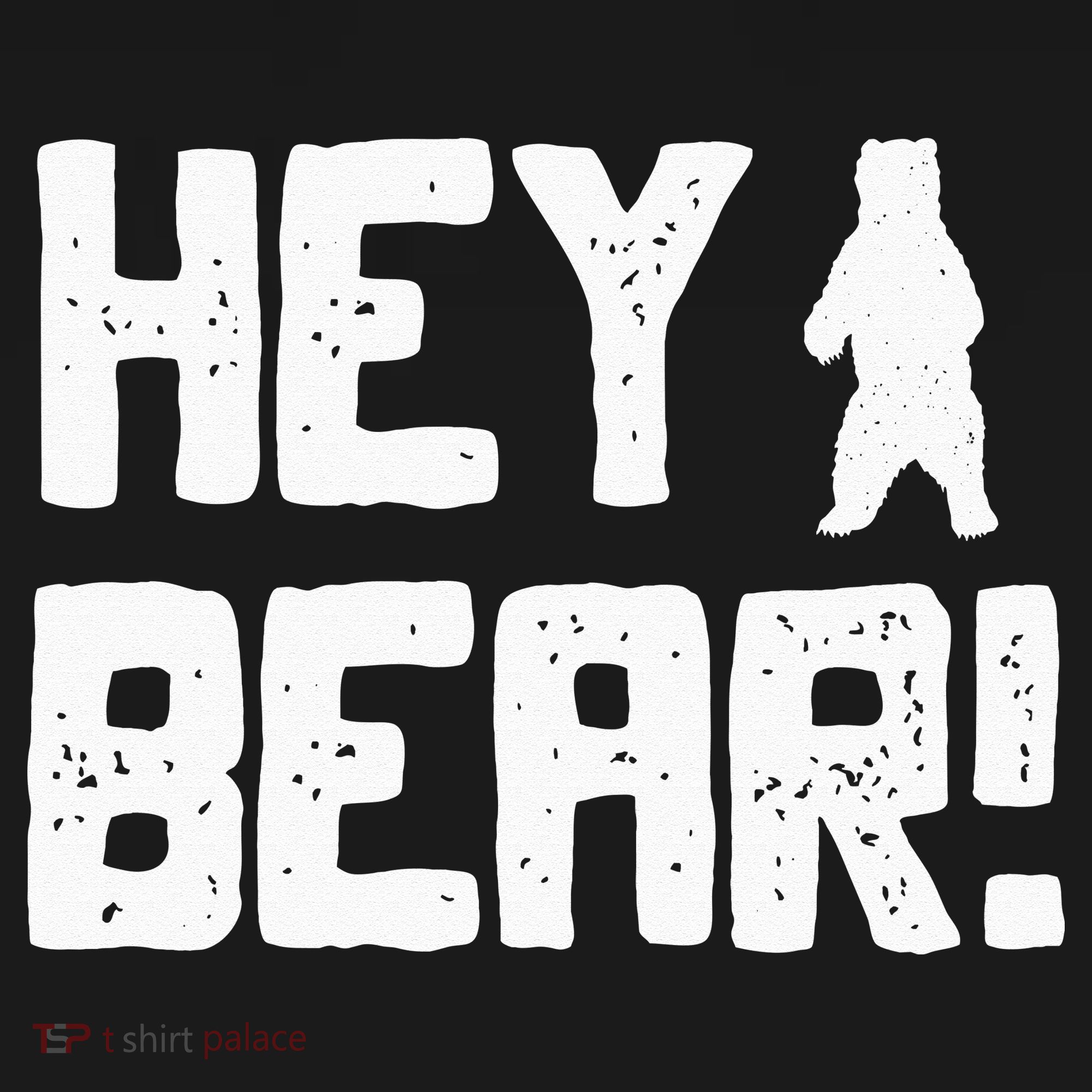 Hey Bear! Funny Hiking Outdoors Black Grizzly Bear Survival Women's Hoodie