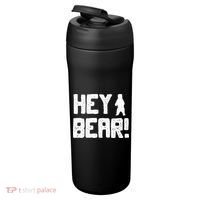 Hey Bear! Funny Hiking Outdoors Black Grizzly Bear Survival 24oz Duet Stainless Steel Tumbler thumb 3