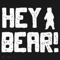 Hey Bear! Funny Hiking Outdoors Black Grizzly Bear Survival Women's Tank Top thumb 5