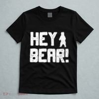 Hey Bear! Funny Hiking Outdoors Black Grizzly Bear Survival T-Shirt thumb 5