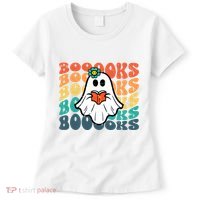 Halloween Books Ghost Retro Groovy Costume Wo Girl Women's T-Shirt thumb 0
