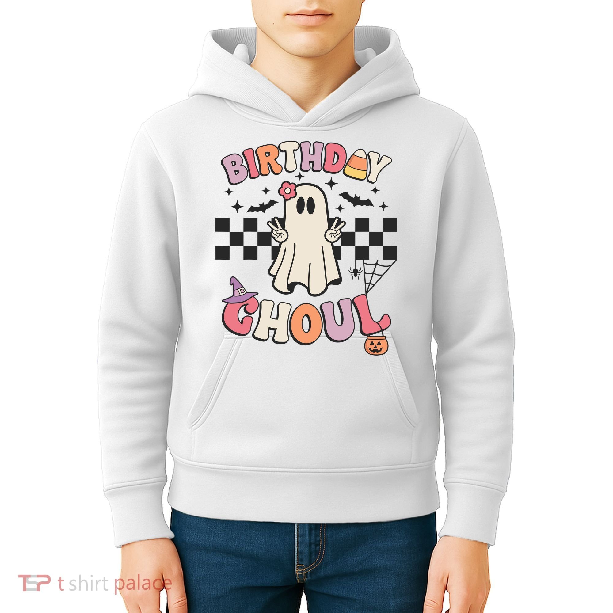 Halloween Birthday Ghoul Bday Party Anniversary Kids Hoodie