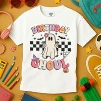 Halloween Birthday Ghoul Bday Party Anniversary Kids T-Shirt thumb 3