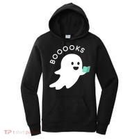 Halloween Booooks Ghost Reading Boo Read Books Library Women's Hoodie thumb 0