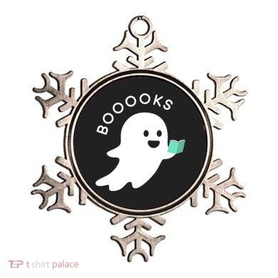 Halloween Booooks Ghost Reading Boo Read Books Library Ornament