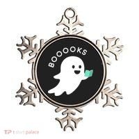 Halloween Booooks Ghost Reading Boo Read Books Library Ornament thumb 0