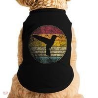 Hummingbird Bird Gift Retro Style Doggie Tank thumb 0