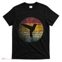 Hummingbird Bird Gift Retro Style T-Shirt thumb 0