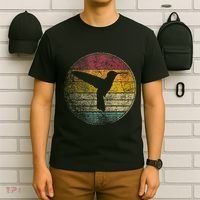 Hummingbird Bird Gift Retro Style T-Shirt thumb 6