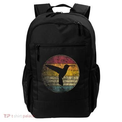 Hummingbird Bird Gift Retro Style Backpack