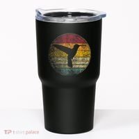 Hummingbird Bird Gift Retro Style Tumbler thumb 0