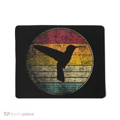 Hummingbird Bird Gift Retro Style Mousepad