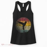 Hummingbird Bird Gift Retro Style Women's Tank Top thumb 0