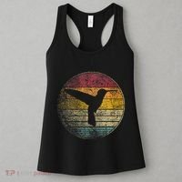 Hummingbird Bird Gift Retro Style Women's Tank Top thumb 3