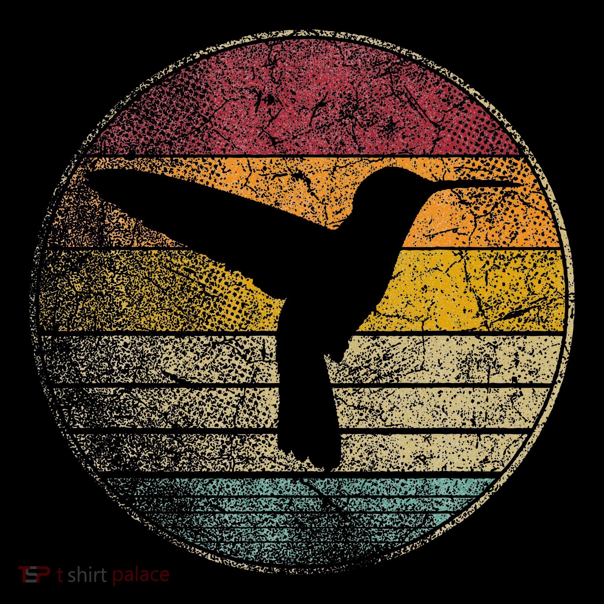 Hummingbird Bird Gift Retro Style Toddler T-Shirt