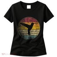 Hummingbird Bird Gift Retro Style Women's T-Shirt thumb 0