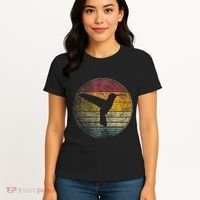 Hummingbird Bird Gift Retro Style Women's T-Shirt thumb 4