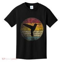 Hummingbird Bird Gift Retro Style Kids T-Shirt thumb 0