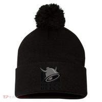 Hells Bells Pom Pom 12in Knit Beanie thumb 0