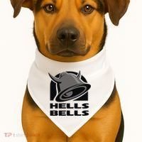 Hells Bells USA-Made Doggie Bandana thumb 1