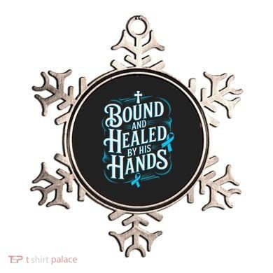 Healed By His Hands Prostate Cancer Awareness Ornament